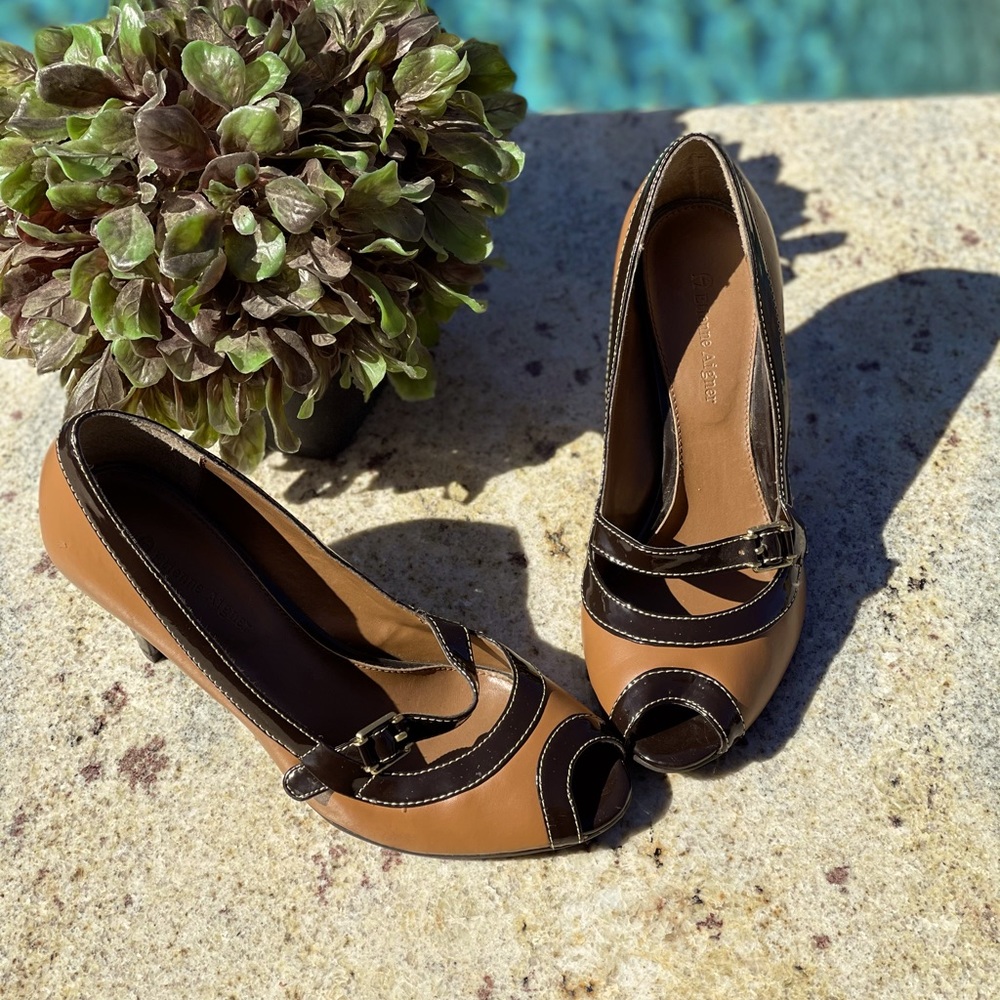 Etienne Aigner Peep Toe Heels